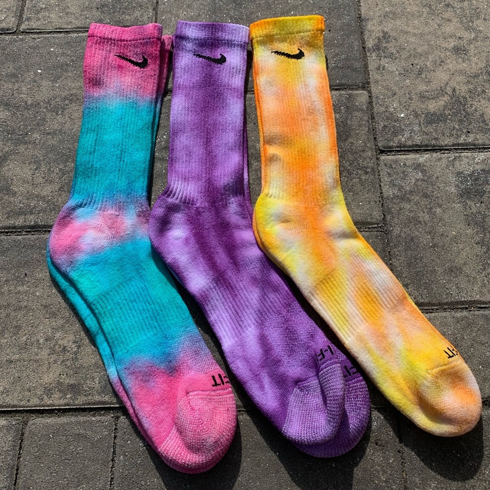 COPY - Tie Dye Nike Socks